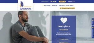 Survivors West Yorkshire website design