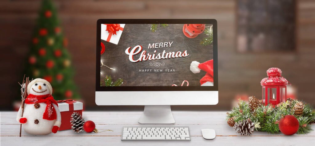 Christmas website changes