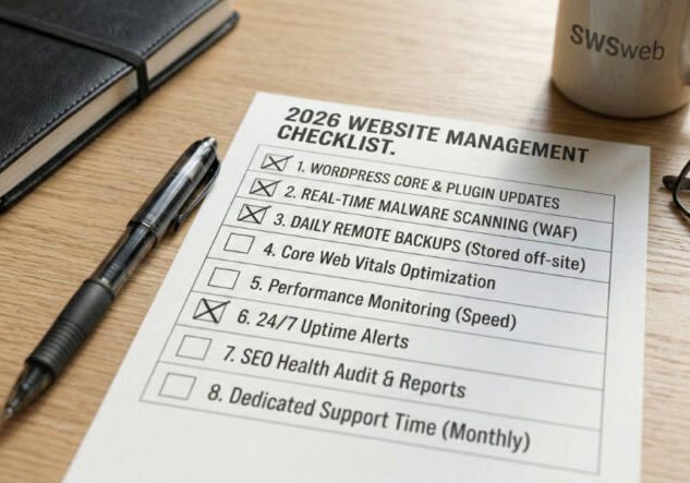 2025 website management checklist img
