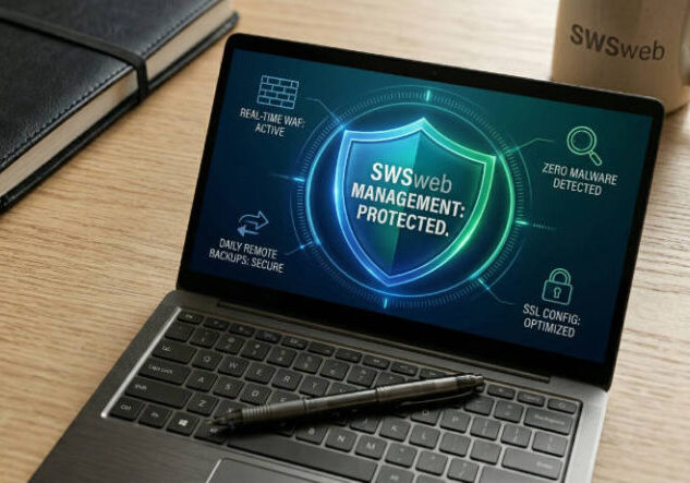 swsweb website management banner